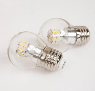 China High Efficiency 220V Clear Plastic G45 E27 5W Covers Led Light Bulb for sale