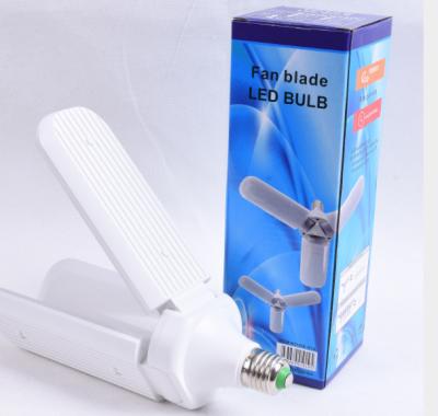 China 2020 Warehouse new arrival factory price cheap fan blade light folding led work light E27/E26/E14/E12 AC110-265V for sale