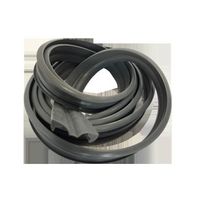 China NBR custom design U-shape epdm rubber strips solid extrude silicone gasket for door for sale