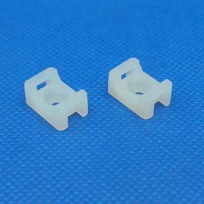 China Hot Selling Clamps Plastic Mounting Base Type Cable Tie Mount Cable Mount Staples Size Clip Chart for sale