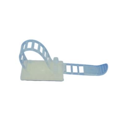 China Eco-friendly Plastic Nylon Adjustable Cable Ties Clamps Self Adhesive Cable Clip for sale