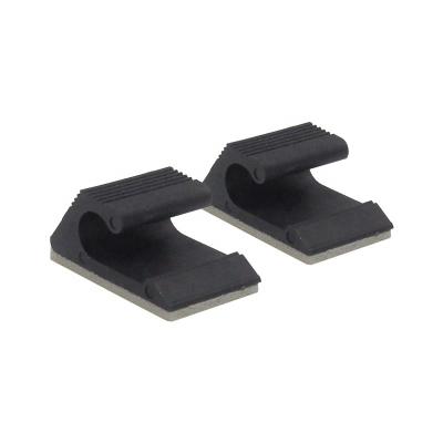 China Hot Seller Plastic Clips Backed Nylon Cable Clips Adhesive Cable Management Clamp for sale