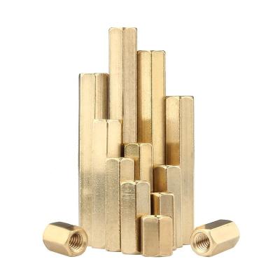 China Hexagonal Double Pass Hex Post Hex Isolation Column M2/M2.5/M3/M4 Flat Copper External Pillar For Screws zu verkaufen