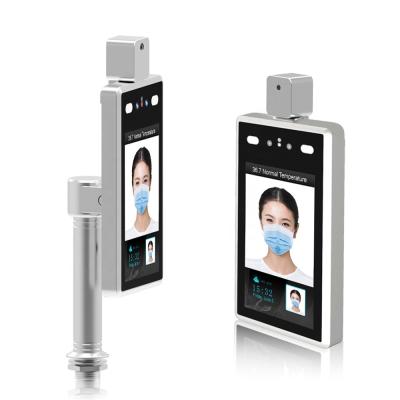 China Built-in Camera Face Recognition Temperature Attendance Device Access Control (FacePro7) with 7inch Big Screen for sale