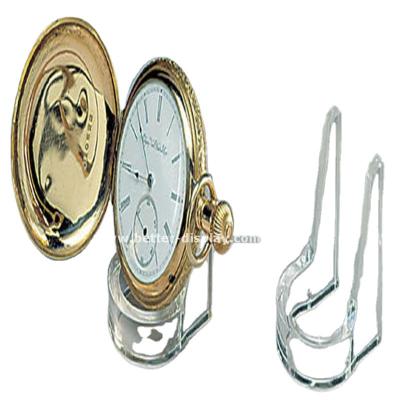 China Moderm Clear Acrylic Plastic Pocket Watch Display Stand for sale