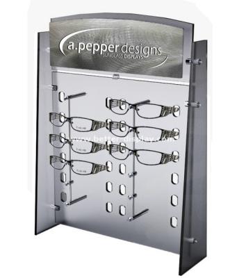 China Modern Custom Acrylic Sunglass Wall Mounted Display Rack With Logo for sale