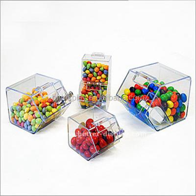 China Custom Clear Plexiglass Acrylic Candy Display Box for sale