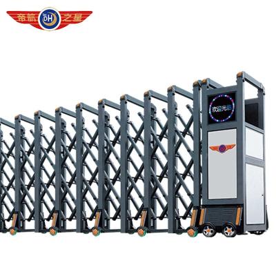 China Retractable Modern Aluminum Automatic Extension Driveway Expandable Gate for sale