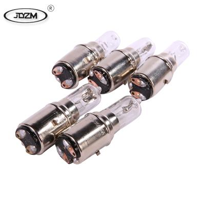 China Auto White Motorcycle Halogen Lamp Headlight 12V Ba20d Type Diving Motorcycle Bulb for sale