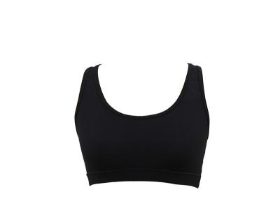 China Eco-friendly Sports Fitness Young Girl Yoga Tops Antibacterial Custom Sexy Nude Bra Seamless Bra for sale