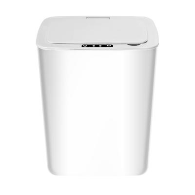 China Sustainable 14L Suitable For Home Office Trash Can Induction Trash Can Smart Blow Smelling Kitchen Trash Can for sale