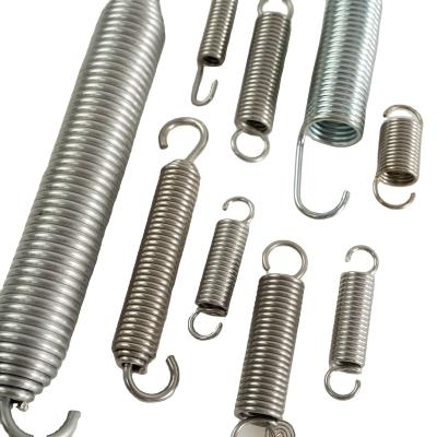 China Coil Manufacturers Carbon Steel Extension Hook High Tension Spring for sale