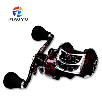 China PIAOYU 18+1 Straight Bearings Waterproof Left/Right Hand Baitcasting Fishing Reel High Speed ​​Fishing Reel With Magnetic Brake System for sale