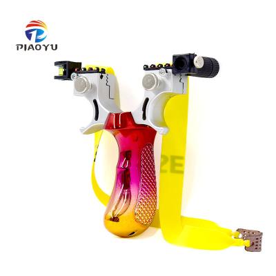 China Hunting Catapult Resin Piaoyu Durable Horizontal Infrared Laser Aiming and Shooting Slingshot for Hunting Outdoor Shooting Activities for sale