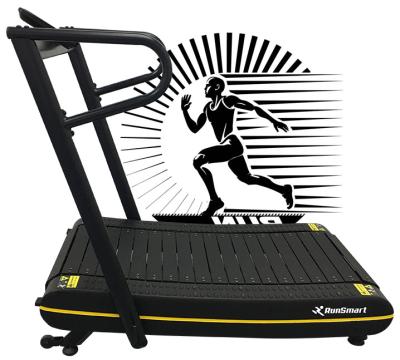 China Runsmart high quality home woodway power non-motorized air runner curved best home gym treadmill for sale