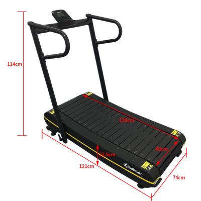 China Home manufacturer non_motorized curved treadmill folding mini treadmills for home fitness wholesales for sale