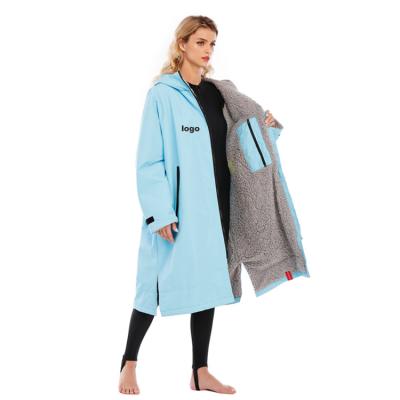 China QUICK DRY Waterproof Oversized Advance Bathing Long Sleeve Warm and Dry Changing Robe Maxi Dress Changing Robe for sale