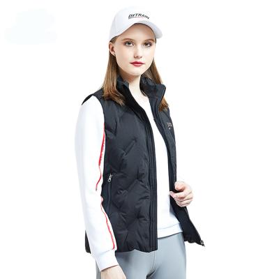 China Plus Size Fashion Outdoor Sleeveless Stand Collar Stitched Stripper Down Vest Jacket for sale