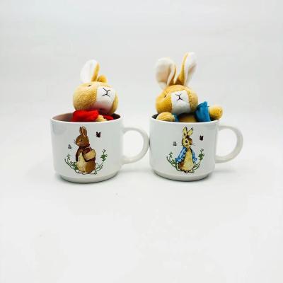 China Sustainable Amazon hot selling 2023 Christmas Gifts Coffee Mug Custom Printed Coffee Cups With Toy for sale