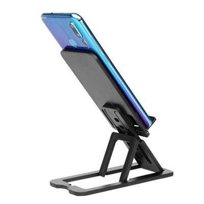 China 2021 6 Level Flexible Adjustable Mobile Phone Folding Stand Holder Foldable Bracket for sale