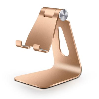 China New Arrival Adjustable Portable Aluminum Alloy Metal Stand Cell Phone Desktop Stand for sale