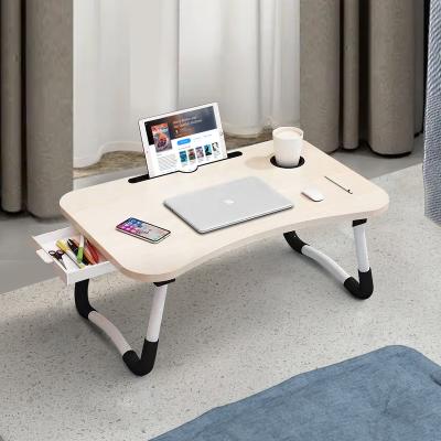 China (Size) Adjustable Wooden Folding Laptop Table, Adjustable Laptop Table Bed Desk, Wooden Folding Laptop Bed Table for sale