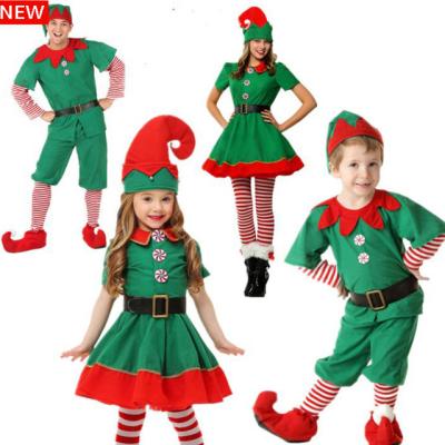 China Christmas and Halloween ordinary costume stage elf cosplay male and female parent-child game for sale