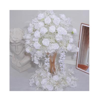 China Wedding event table decoration Customized artificial flower ball centerpieces flower decoration for wedding event stage flower decoration for sale