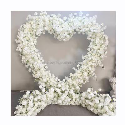 China Wedding stage decoration Ruihe baby breaths heart arch flower backdrop wedding party supplies flowers for decoration wedding artificial for sale