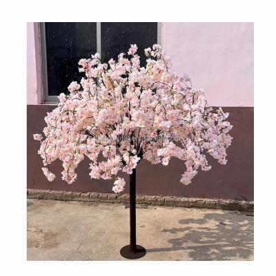 China Wedding table decoration Creative artificial flowers cherry blossom trees plant christmas tree wedding party table centerpieces props for sale