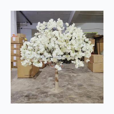 China Wedding table decoration 4 Ft white cherry blossom tree artificial wedding table tree centerpieces for home party decor for sale