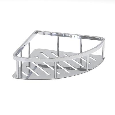 China Wall Mounted Type Modern Bathroom Accessories High Quality Aluminum Wall Mounted Storage Racks Shower Corner Shelf for sale