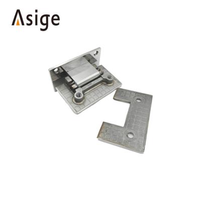 China Easy To Install And Durable Wall On The 90 Degree Glass Shower Enclosure Brass Screen Door Pivoted Shower Hinges for sale