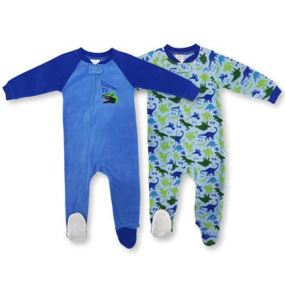 China Long Sleeeves Baby Romper Set Newborn Knitted Footie Clothing Romper Fleece Baby Romper for sale