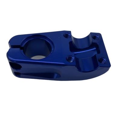 China Factory Equipment China Custom Factory Manufacturing CNC Machining Parts OEM Blue Anodizing Aluminum Car Accessories Customized Anodized Auto Part for sale