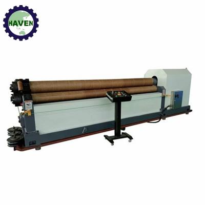 China Construction Material Stores Electric Sheet Metal Plate Slip Rolling Machine Manual Sheet Metal Plate 3 Roll Rolling Machine for sale