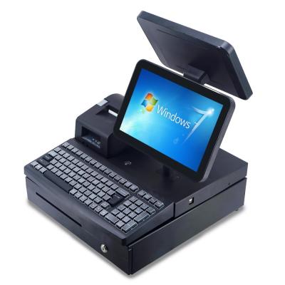 China Supermaket China factory true pos all in one pos set windows cash register with auto-cutter printer for sale