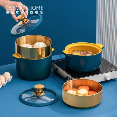 China OSBORN Light Sustainable Multifunctional Home Pan Steamers Casserole Hotpots for sale