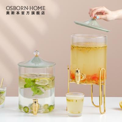 China OSBORN Light Luxury Heating Cold Stocked Water Juice Cola Kettle Coffee and Tea Beverage Drink Dispenser with Faucet Set for sale