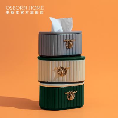 China Minimalist OSBORN European style office home decoration creativity tissue box holders storage cover for sale