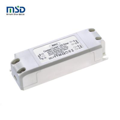 China 5 years warranty dali 30w constant voltage CE/Rohs approved dimmable LED driver led lamp dimming led driver PC plastic shell MSD-DALI-CV-30W-IP40-2 for sale