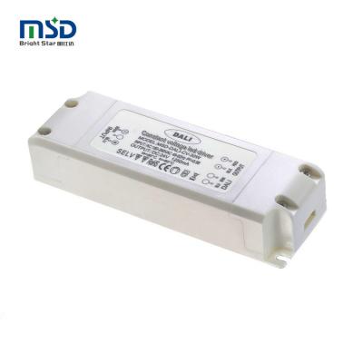 China 40W DALI constant current dimmable led driver with round shape rectangle shell power supply flip free for indoor MSD-DALI-CC-40W-IP40-4 for sale