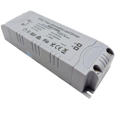 China Plastic Case High Quality Triac Dimmable Led Driver 60W 	Triac Dimmable Driver for sale