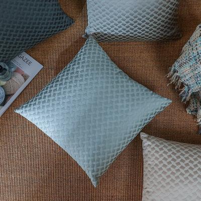 China High Quality Viable Jacquard Cushion Cover For Sofa Home Decorative Plaid Pillow Decorative Pillow Case for sale