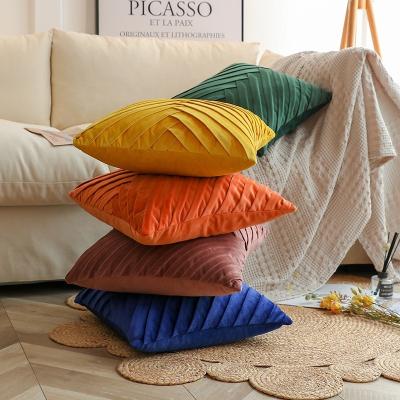 China Viable Hot Selling Geometric Home Decor Jacquard Candy Color Classic Chevron Pillow Case Cushion Cover Geometric Tiles for sale