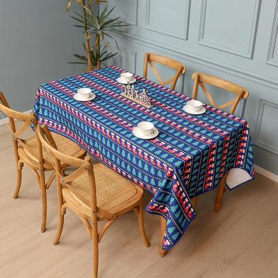 China Christmas Printing Waterproof Hot Sale Table Cloth Waterproof Tablecloth For Party for sale