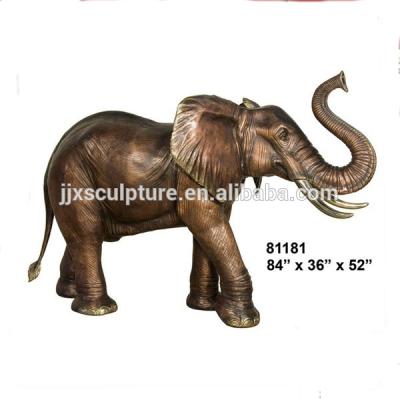 China Europe Garden Decoration Copper Brass Animal Sculptures Bronze Elephant Statues For Sale for sale