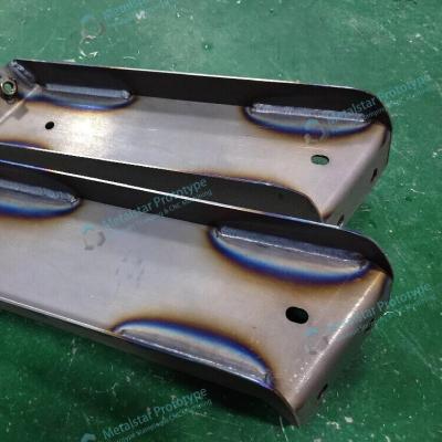 China Custom 2.0mm HSLAS sheet metal rapid prototype used for vehicles for sale