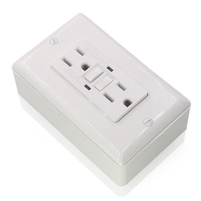 China American Electrical Outlet Residential/General Purpose 15A 125V 60HZ GFCI Self-Test Receptacle With Panel for sale