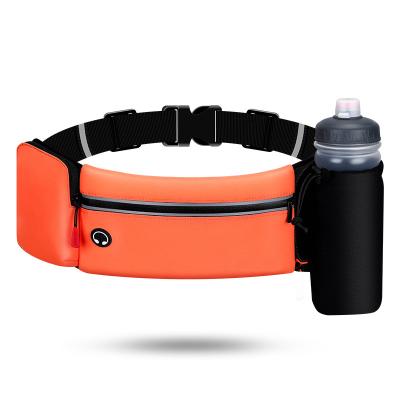 China Water Plug and Glass Mobile Phones Outdoor Sports Waterproof Elastic Waist Bag Fitness Belt Kettle Fanny Pack Running Sporting Goods for sale